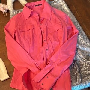 Elie Tahari Coral Button-Up Blouse